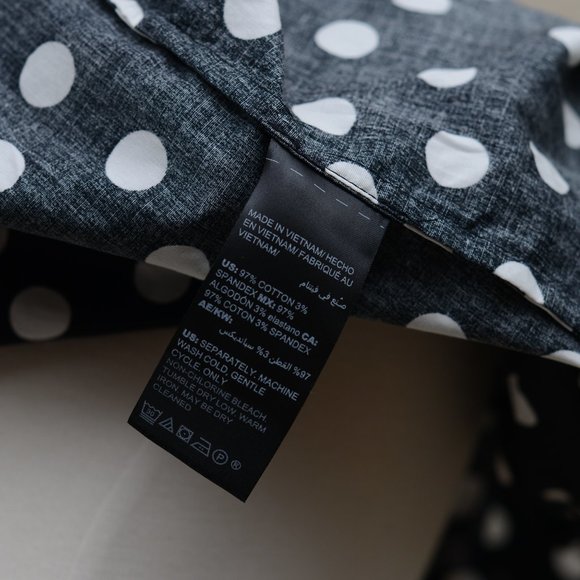 NEW WHBM Polka Dot Wrap Blouse XS - Picture 7 of 7